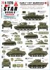 Star Decals 72-A1175 Early IDF markings # 2. Israeli armoured cars and AFVs in 1948-49. Sherman 75mm, Sherman 105mm, Cromwell Mk IVF, Hotchkiss 39 H, Vickers Light Tank Mk VI B. 1/72